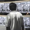Wall of posters of Bernardo Vasquez.